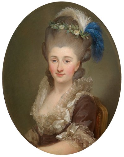 Portrait of Countess Konstancja Tyszkiewicz, née Princess Poniatowska by Marcello Bacciarelli
